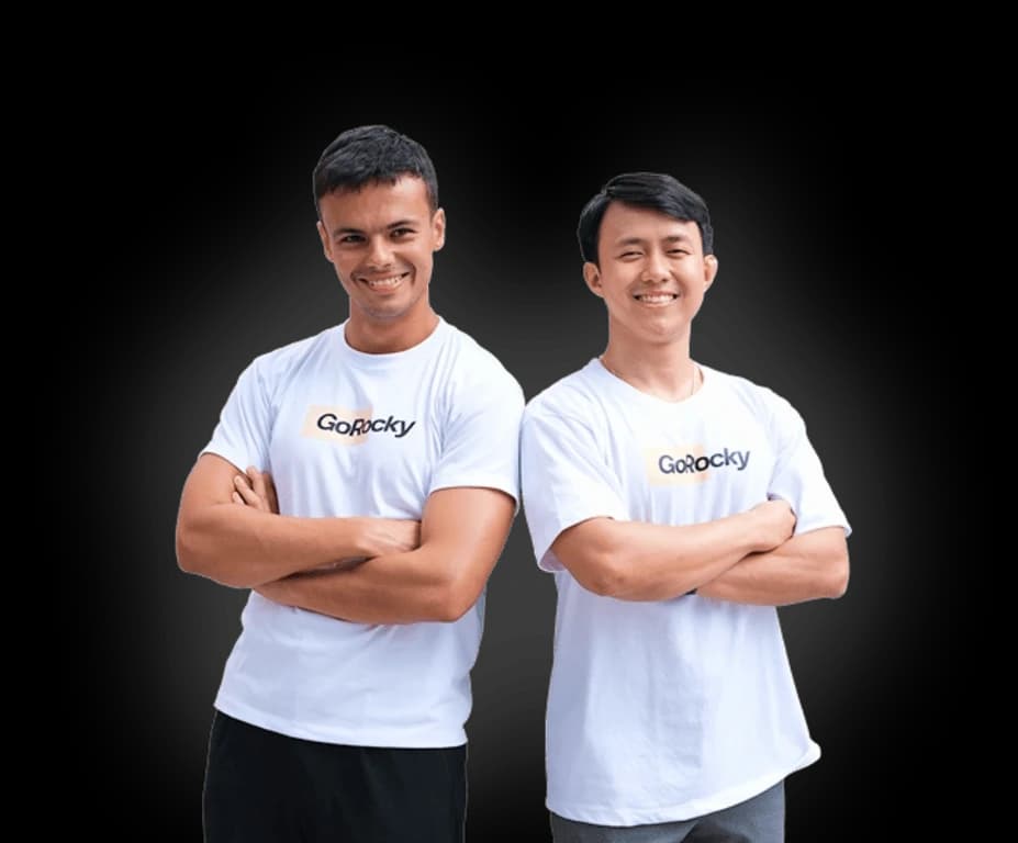 Kiyanusch Braun and Joaqui Palana, co-founders of GoRocky